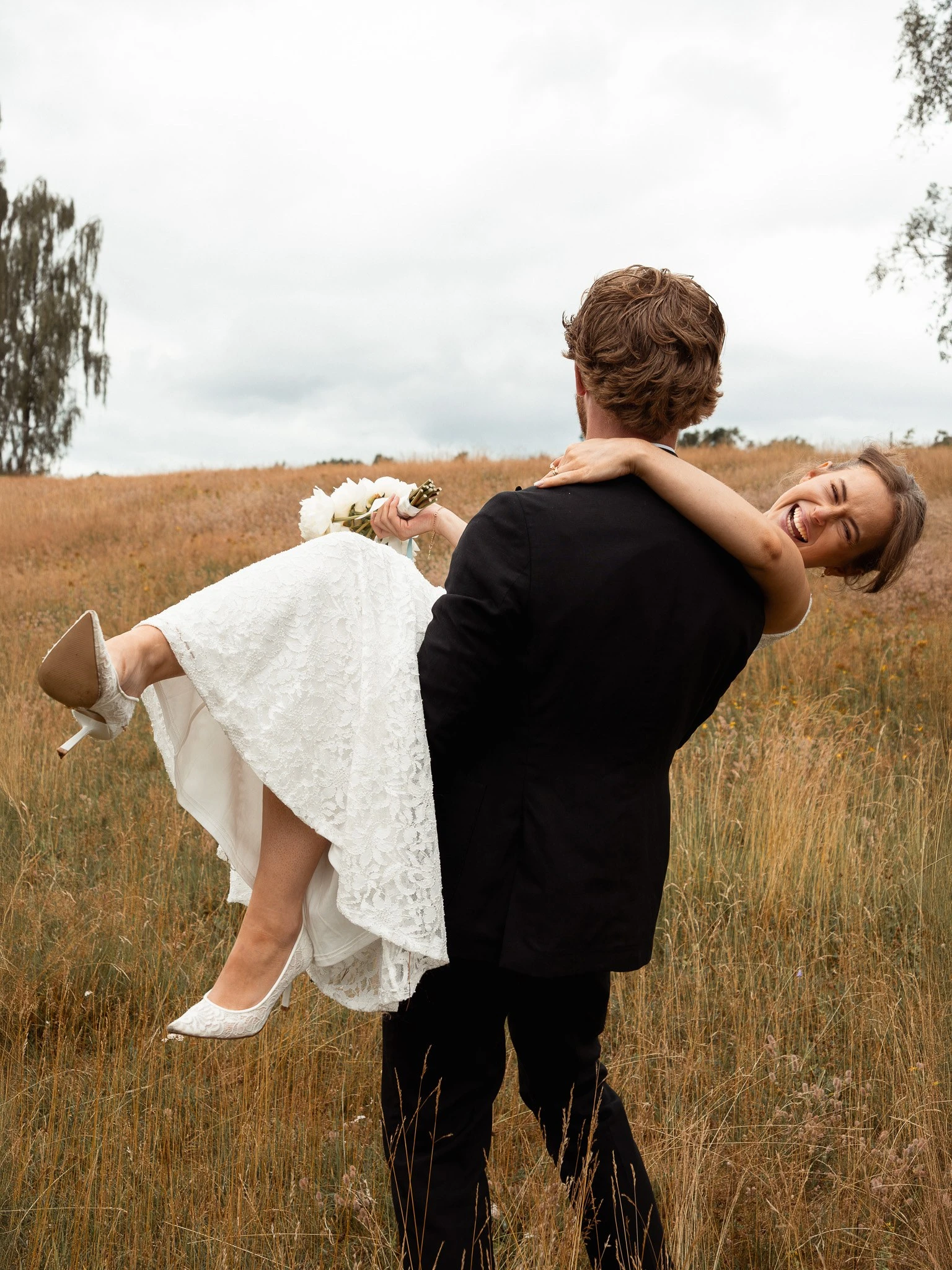 Happy bride